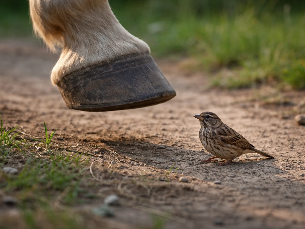 Horse Steps on Bird Squeak: What to Do Now