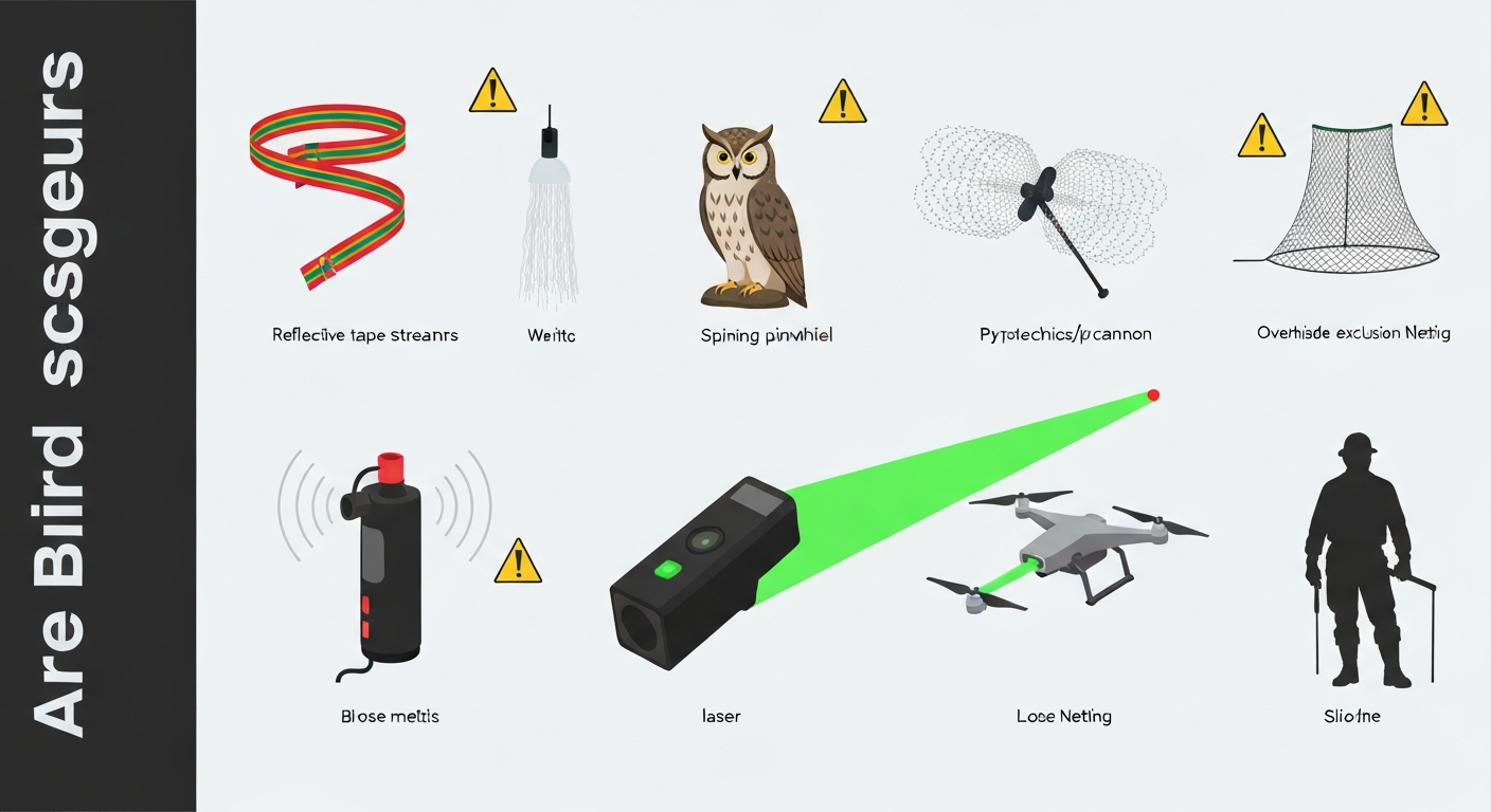 Are Bird Scarers Dangerous? Risks, Evidence, and Safer Options