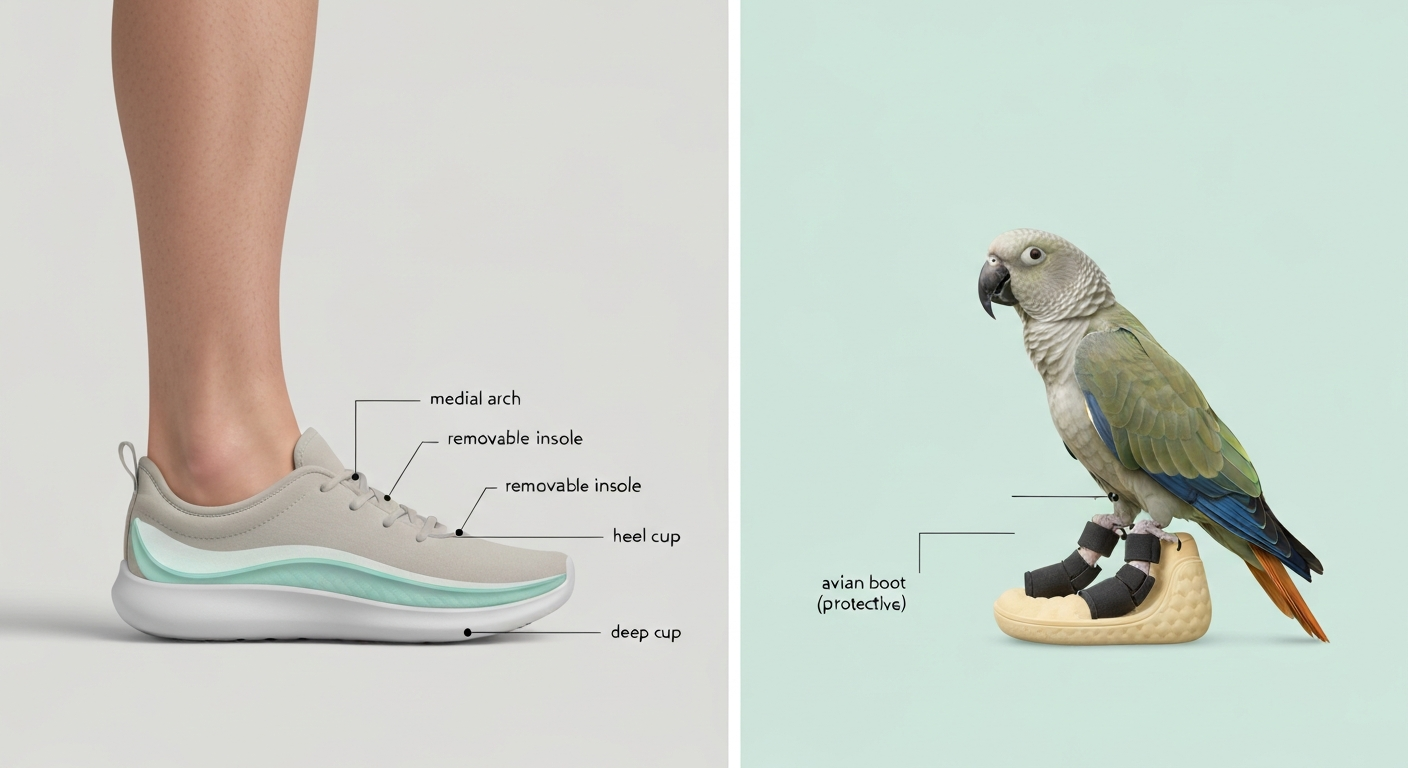 Are All Bird Shoes Good for Plantar Fasciitis? Human vs Bird